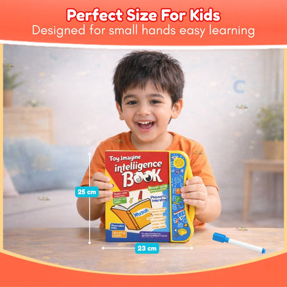 Smart Talking Intelligence Book for Kids (Phonetic Learning & Interactive Education Toy)