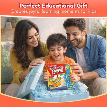 Smart Talking Intelligence Book for Kids (Phonetic Learning & Interactive Education Toy)