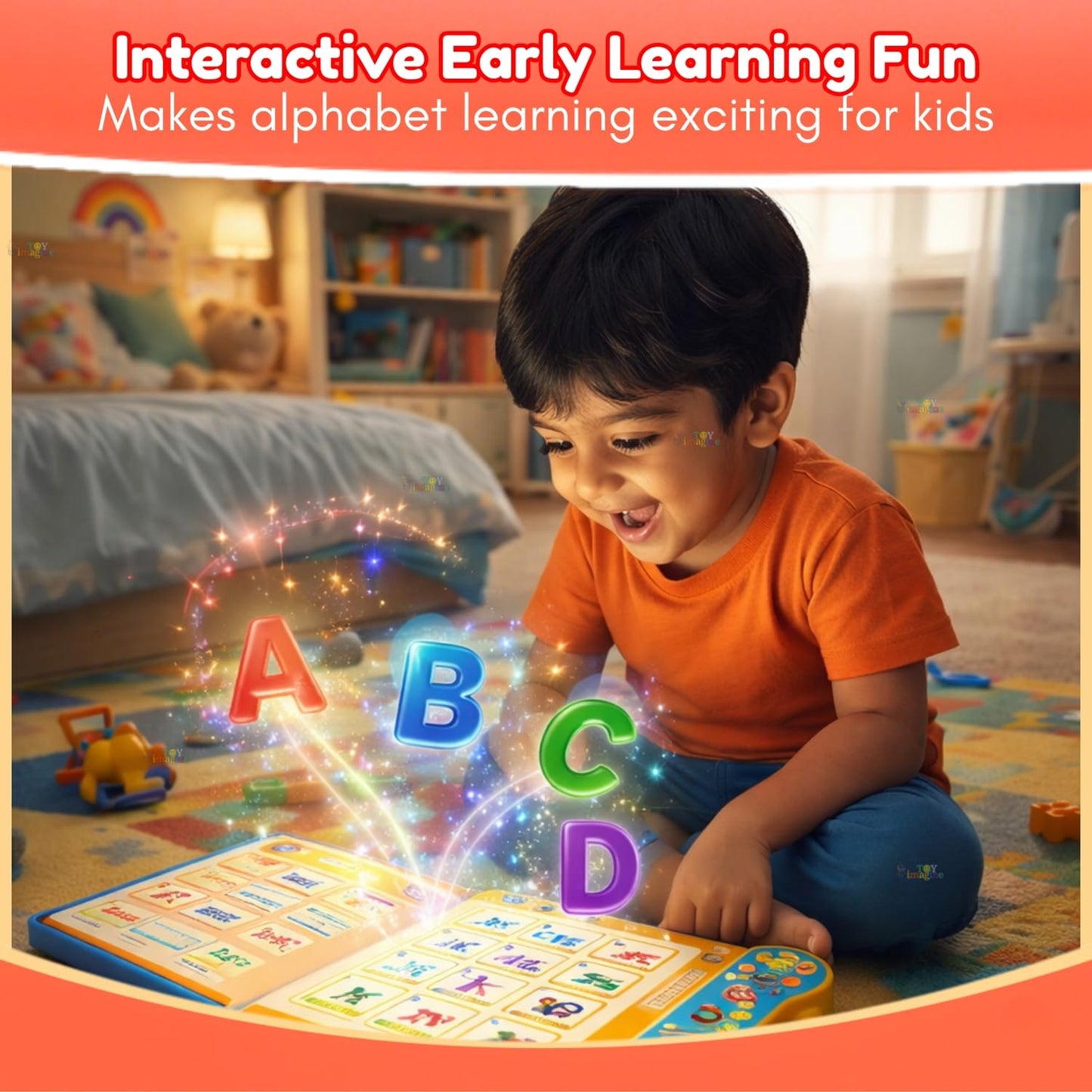 Smart Talking Intelligence Book for Kids (Phonetic Learning & Interactive Education Toy)