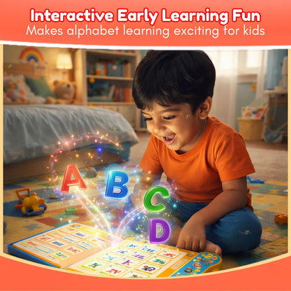 Smart Talking Intelligence Book for Kids (Phonetic Learning & Interactive Education Toy)